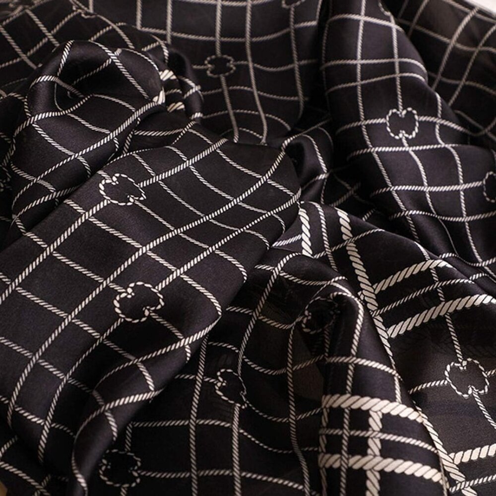 Silk Scarf Mulberry Silk Fashion Scarves Long Lightweight Shawl Wrap … - Picture 7 of 7